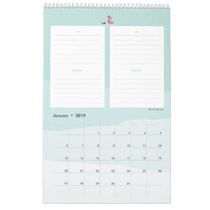 Mistyqe Meerjungfrau Planer Kalender