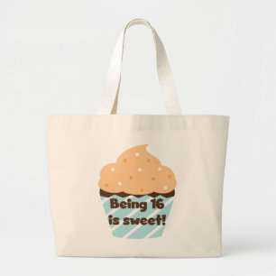 Mit 16 ist Sweet Birthday T Shirts und Geschenke Jumbo Stoffbeutel