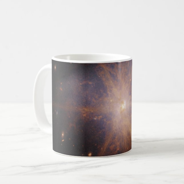 Mit 220 leuchtet der Nachthimmel Kaffeetasse (Vorderseite Links)