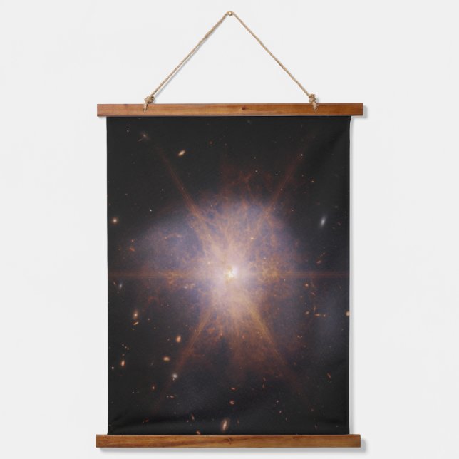 Mit 220 leuchtet der Nachthimmel Wandteppich Mit Holzrahmen (Vorderseite)