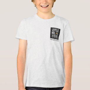 Mit ADHD*Lables fesseln mich nicht" Tri-Blend Shirt