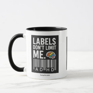 Mit ADHS erfolgreich sein * Labels begrenzen mich Tasse