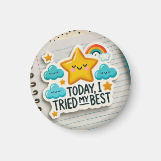 Mit ADHS* habe ich heute mein Bestes gegeben Magnet