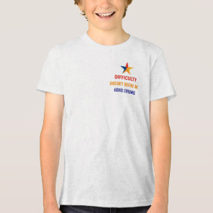 Mit ADHS*zu arbeiten macht mich schwer nicht zu de Tri-Blend Shirt