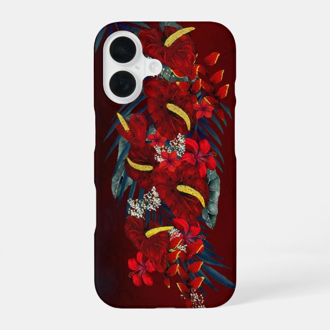 Mit Aloha-Handyhülle iPhone 16 Hülle (Rückseite)