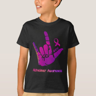 Mit Alzheimerheimer Liebe Heimer Bewusstsein Shaka T-Shirt