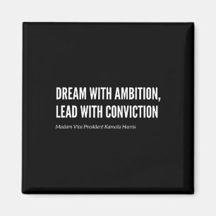 Mit Ambition Kamala Harris 2024 Election Anti Tru Magnet