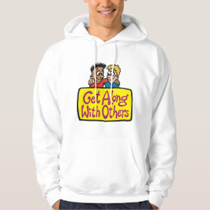 Mit anderen auskommen Freunde Freundlichkeit und E Hoodie