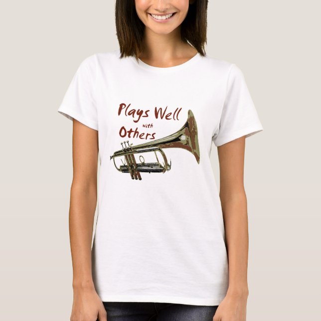 Mit anderen gut zusammenspielen T-Shirt (Vorderseite)