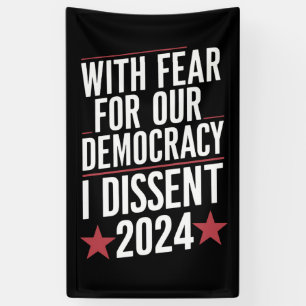 Mit Angst um unsere Demokratie widerspreche ich 20 Banner