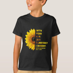 Mit Angst vor unserer Demokratie verweigere ich Fr T-Shirt