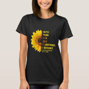 Mit Angst vor unserer Demokratie verweigere ich Fr T-Shirt
