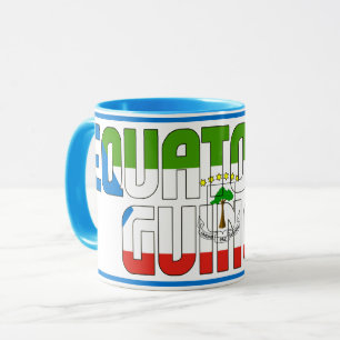"Mit Äquatorialguinea trinken" Patriotischer Kaffe Tasse