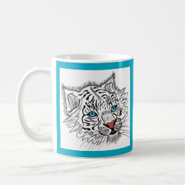 Mit Augen Babytiger Kaffeetasse