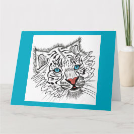 Mit Augen Babytiger Karte