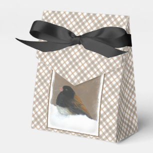 Mit Augen Junco-Malerei - Original Bird Art Geschenkschachtel
