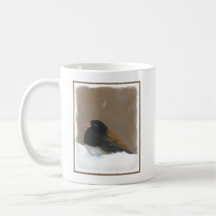 Mit Augen Junco-Malerei - Original Bird Art Kaffeetasse