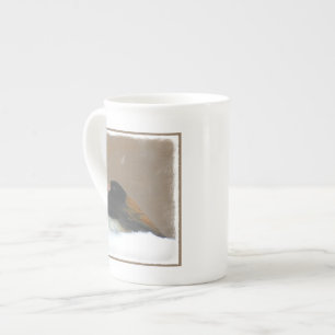 Mit Augen Junco-Malerei - Original Bird Art Prozellantasse