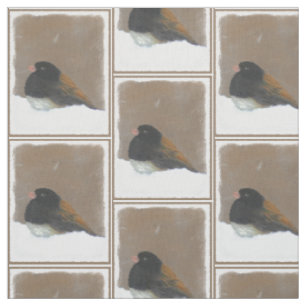 Mit Augen Junco-Malerei - Original Bird Art Stoff