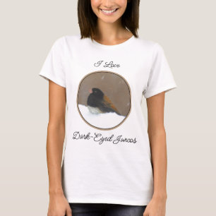 Mit Augen Junco-Malerei - Original Bird Art T-Shirt