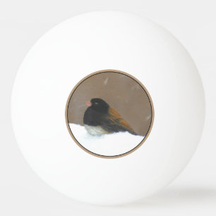 Mit Augen Junco-Malerei - Original Bird Art Tischtennisball