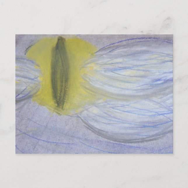 mit Augen Katzenmond Postkarte (Vorderseite)