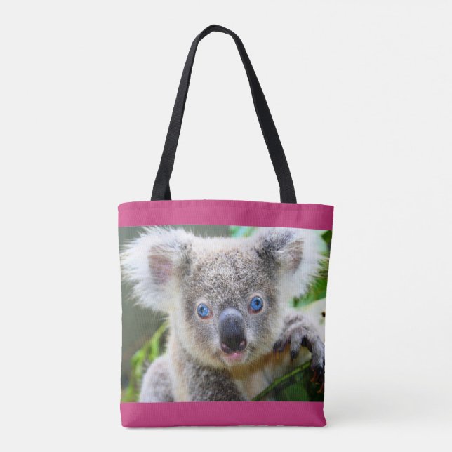 mit Augen Koala Tasche (Rückseite)