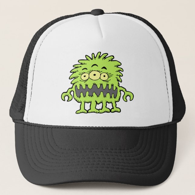 Mit Augen Monster des Mongo-3 Truckerkappe (Vorderseite)