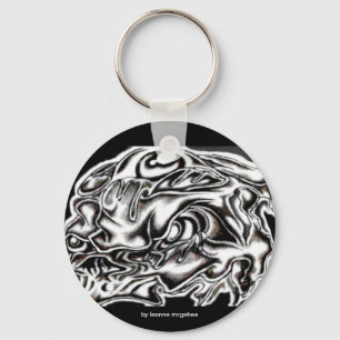 mit Augen Schädel Schlüsselanhänger