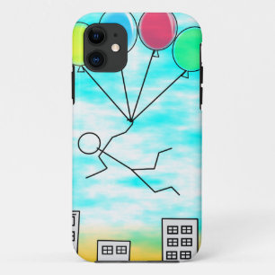 Mit Ballons über die Stadt fliegen Case-Mate iPhone Hülle