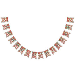 Mit Barrennen überzogen Wimpelkette