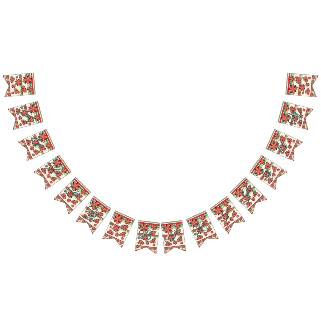 Mit Barrennen überzogen Wimpelkette (Alle)