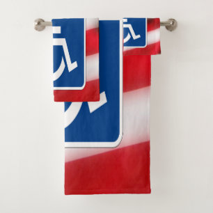 Mit Behinderung behinderte Veteranen USA Badhandtuch Set