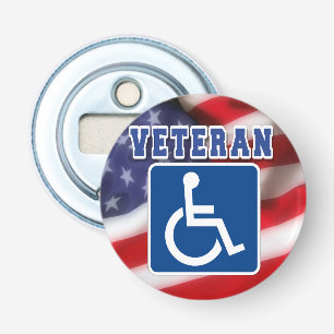 Mit Behinderung behinderte Veteranen USA Flaschenöffner