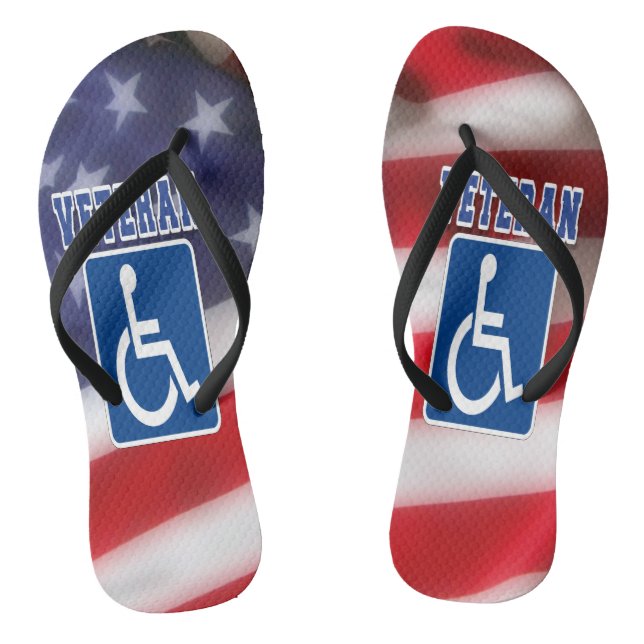 Mit Behinderung behinderte Veteranen USA Flip Flops (Fußbett)