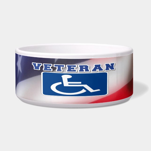 Mit Behinderung behinderte Veteranen USA Napf (Vorderseite)