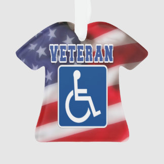 Mit Behinderung behinderte Veteranen USA Ornament