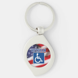 Mit Behinderung behinderte Veteranen USA Schlüsselanhänger