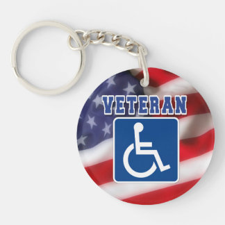 Mit Behinderung behinderte Veteranen USA Schlüsselanhänger