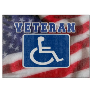 Mit Behinderung behinderte Veteranen USA Schneidebrett