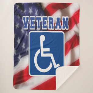 Mit Behinderung behinderte Veteranen USA Sherpadecke