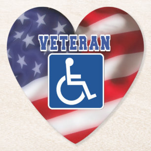 Mit Behinderung behinderte Veteranen USA Untersetzer