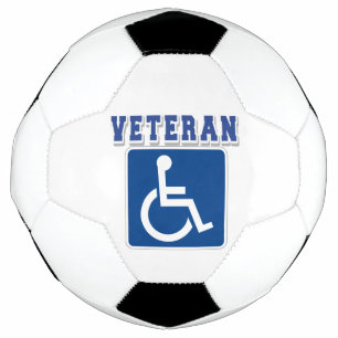 Mit Behinderung behinderter Veteran Fußball