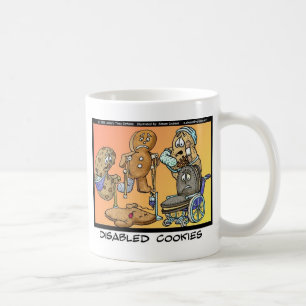 Mit Behinderung Cookies Gezwitschte Geschenke und Kaffeetasse