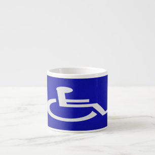 Mit Behinderung für Behinderte Espressotasse