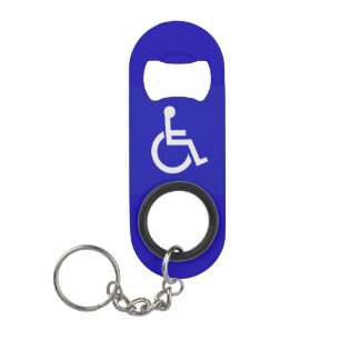 Mit Behinderung für Behinderte Mini Flaschenöffner