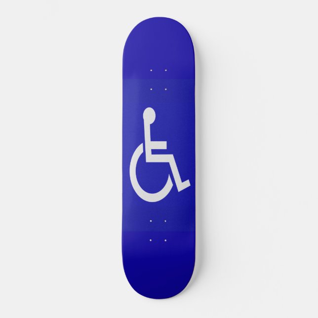 Mit Behinderung für Behinderte Skateboard (Vorderseite)