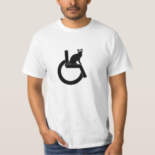 Mit Behinderung Katzen sind cool T-Shirt