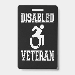 Mit Behinderung Veteran Ausweis