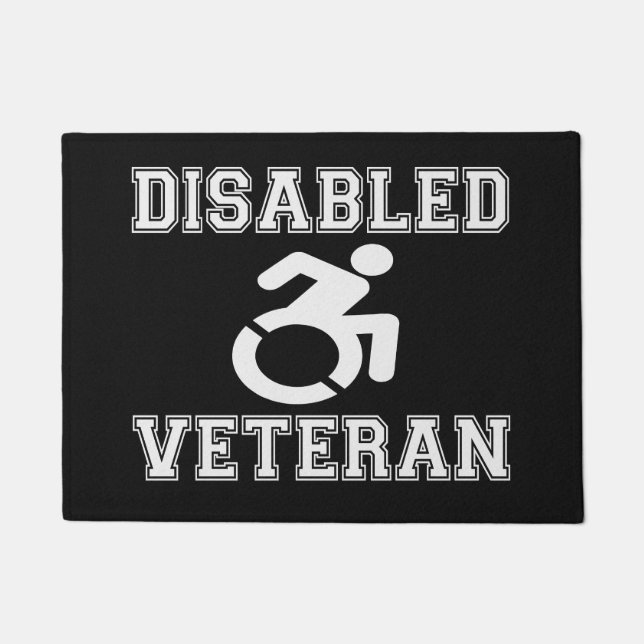 Mit Behinderung Veteran Fußmatte (Vorderseite)